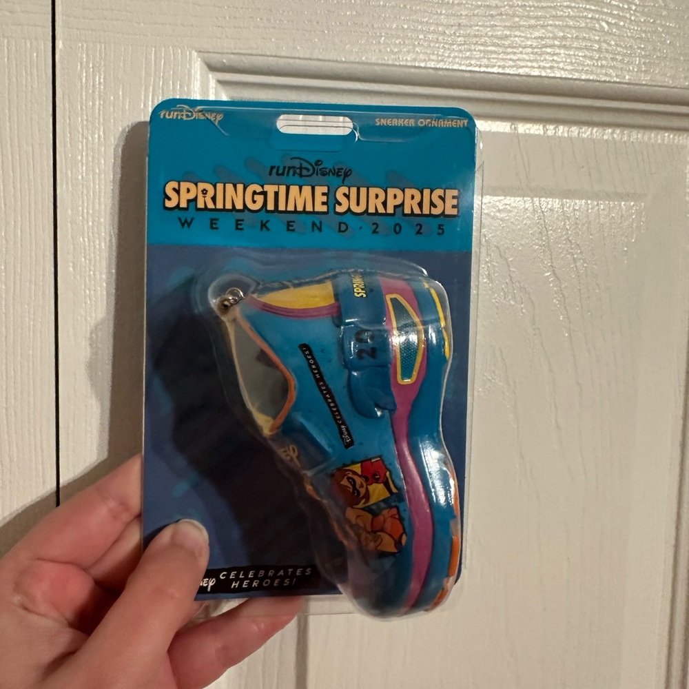 runDisney Springtime Surprise Sneaker Ornament 2025
